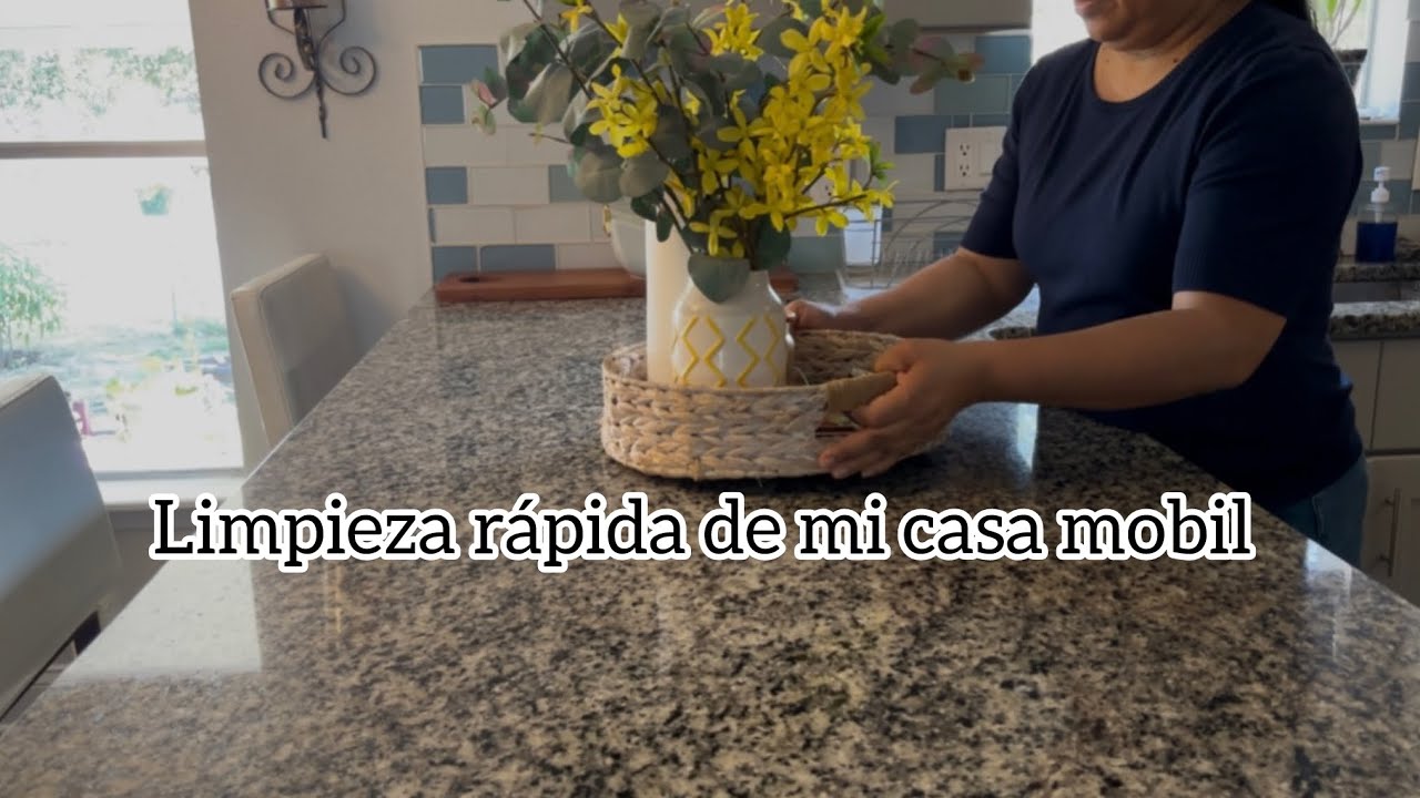Limpieza rápida de mobil home/todavia viviendo Florida 🇺🇸 