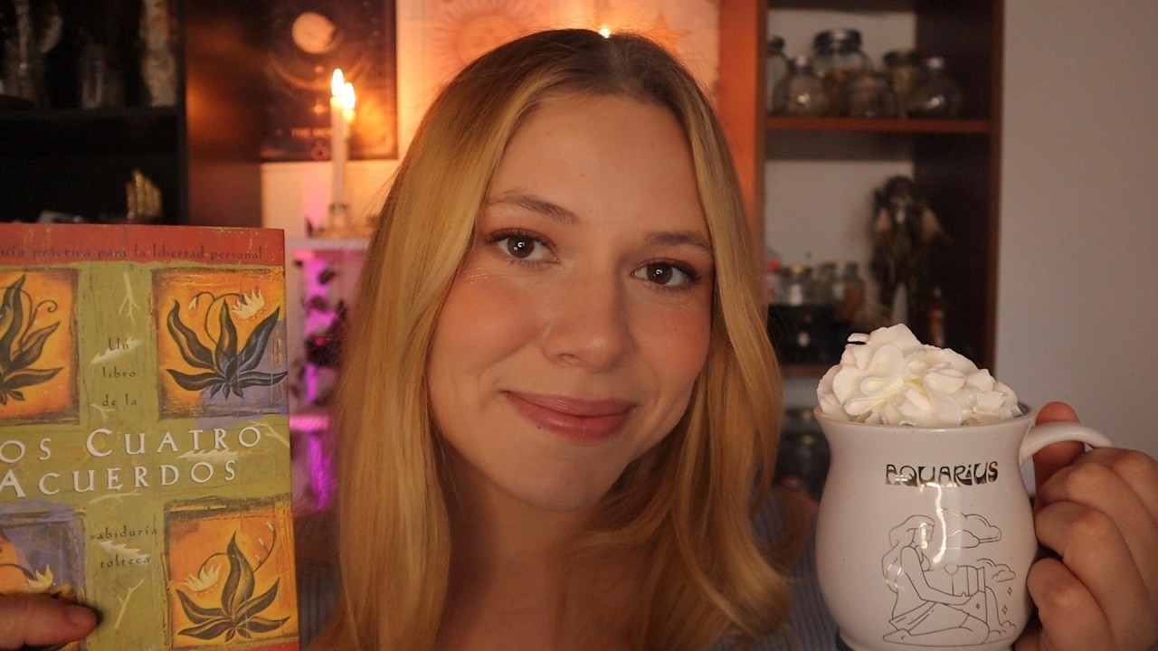 ASMR para CUIDARTE | Chocolate caliente, luz baja, cobijita y lectura para dormir 🌙