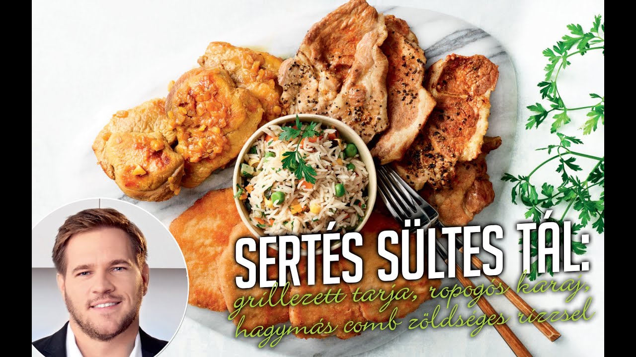 Széll Tamás receptje – Sertés sültes tál zöldséges rizzsel