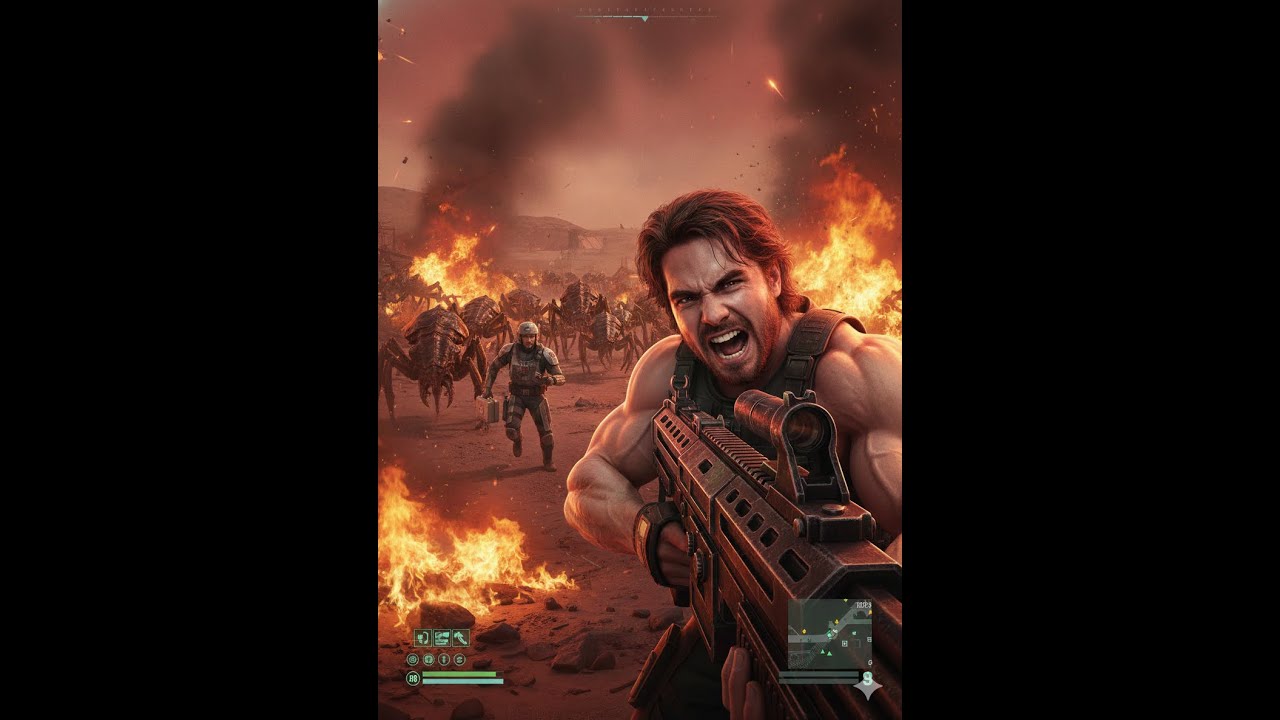 Playing Starship Troopers Extermination!!
