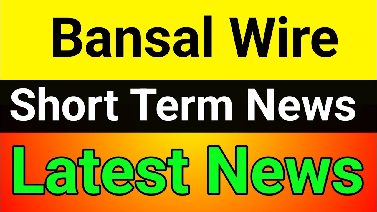 Bansal Wire share🔥bansal wire share latest news🚀bansal wire share latest news today