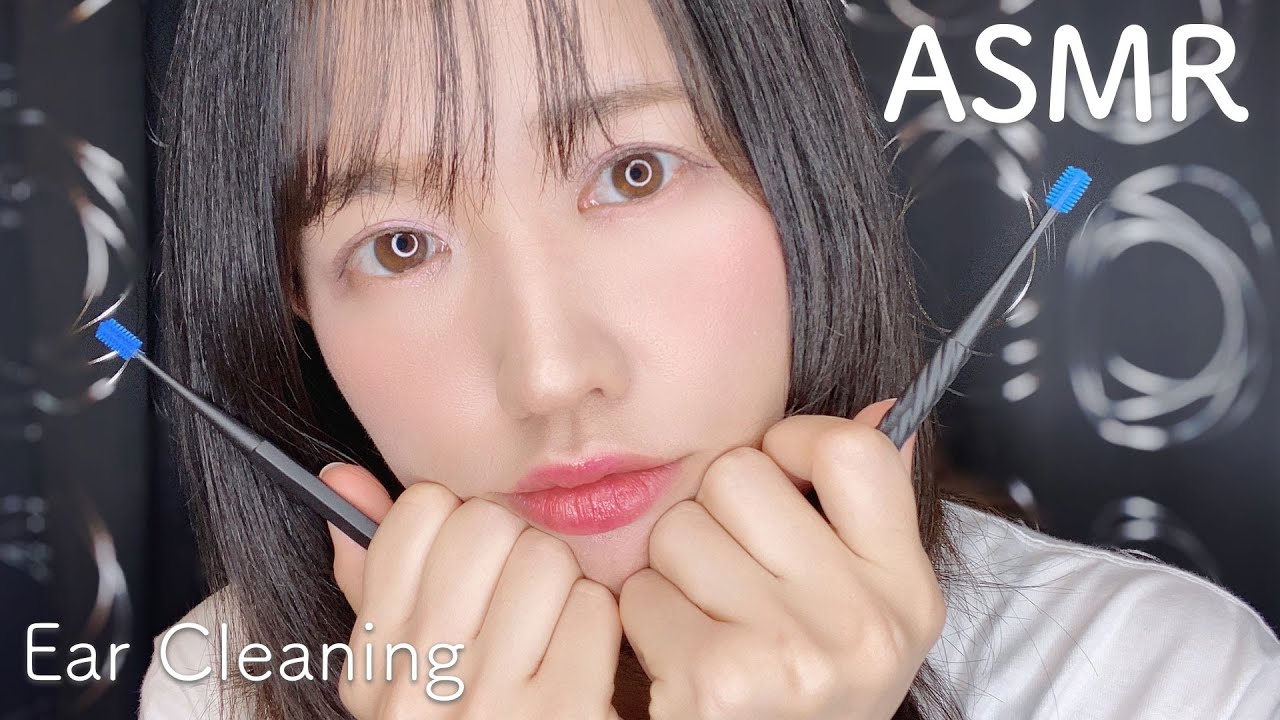 【ASMR】耳がとろけるブラシ耳かき【囁き雑談】-Ear Cleaning ＆ Whisper voice-