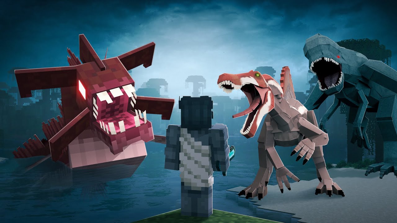 Как выжить в Minecraft под воздействием юрских ужасов в течение 100 дней (часть 3)