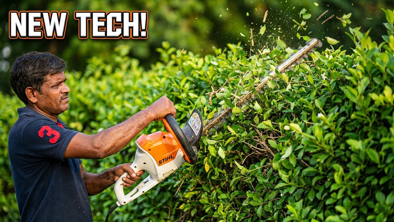 Hedge Trimmer Pruning Machine | Tree leaf cutting machine new technology