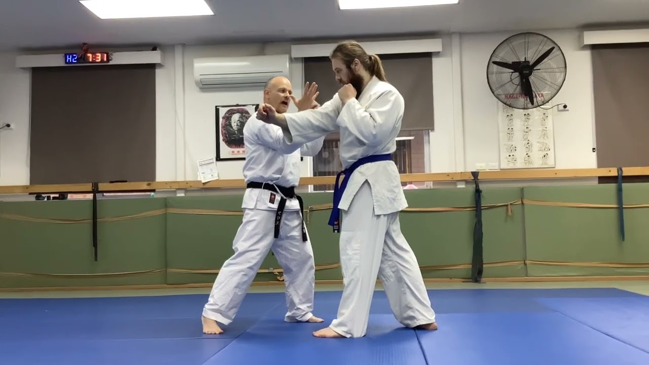 First three basic tegumi (trapping) drills