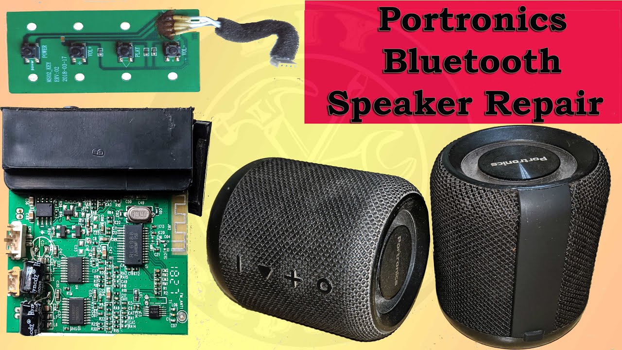 ремонт динамиков Bluetooth Portronics
