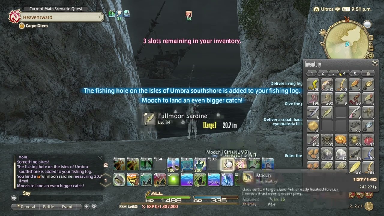 Endoceras Location | La Noscea Legend | FFXIV Online | Feast of Famine