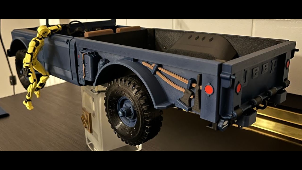Fully 3D Printed M715 Jeep Replica