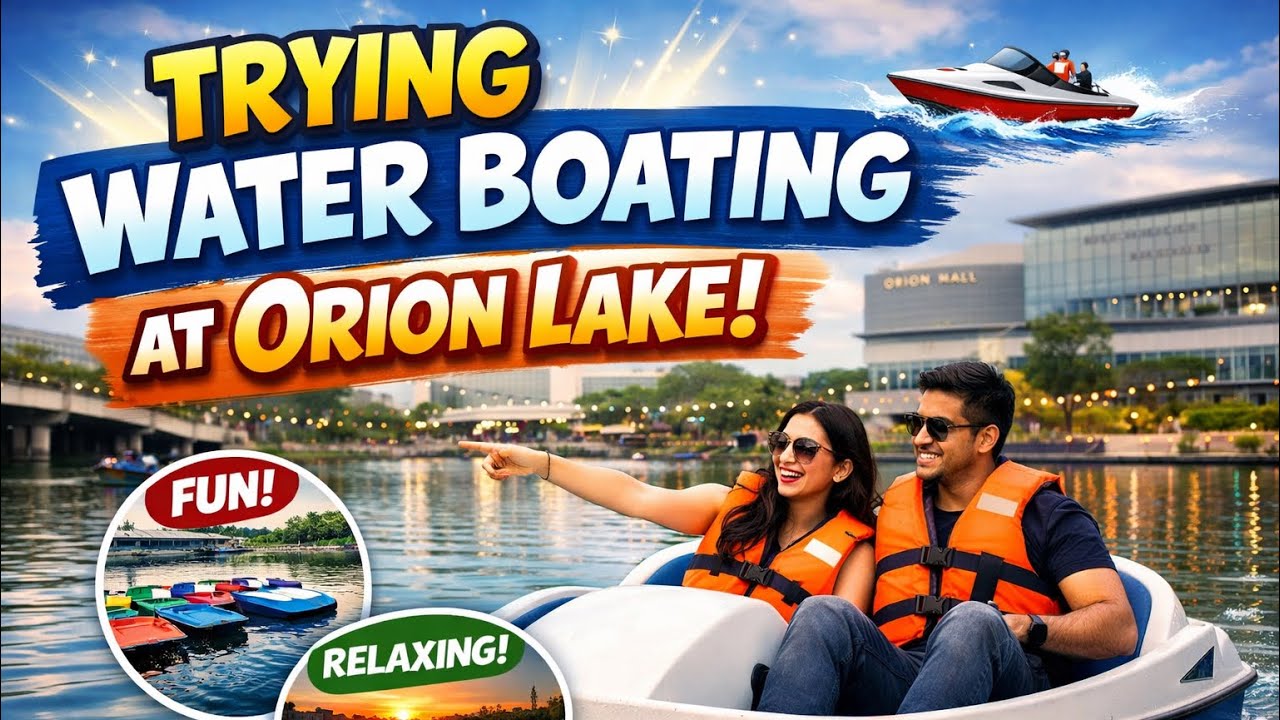 Amazing Water Boating Experience at Orion Lake 🚤 