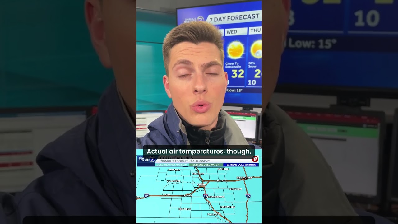Omaha's Weather Leader warns of dangerously cold temperatures Monday