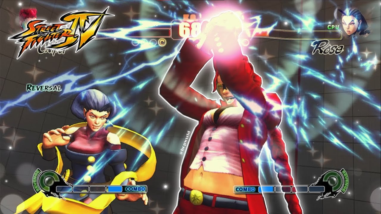 C. Вайпер против Роуз (наивысшая сложность) | Street Fighter IV
