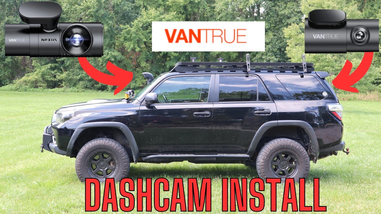 Как установить видеорегистратор VANTRUE N4 Pro на 4Runner 5-го поколения