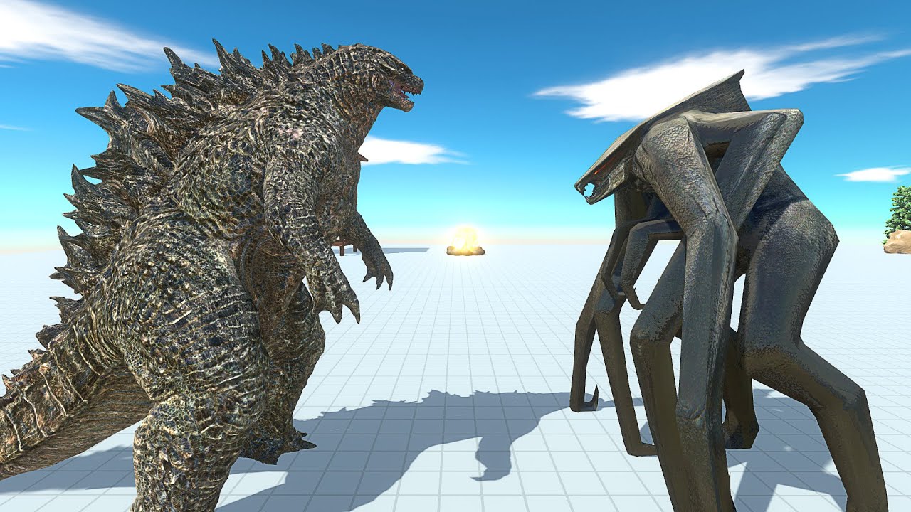 GODZILLA 2021 VS MUTO FEMALE - Animal Revolt Battle Simulator