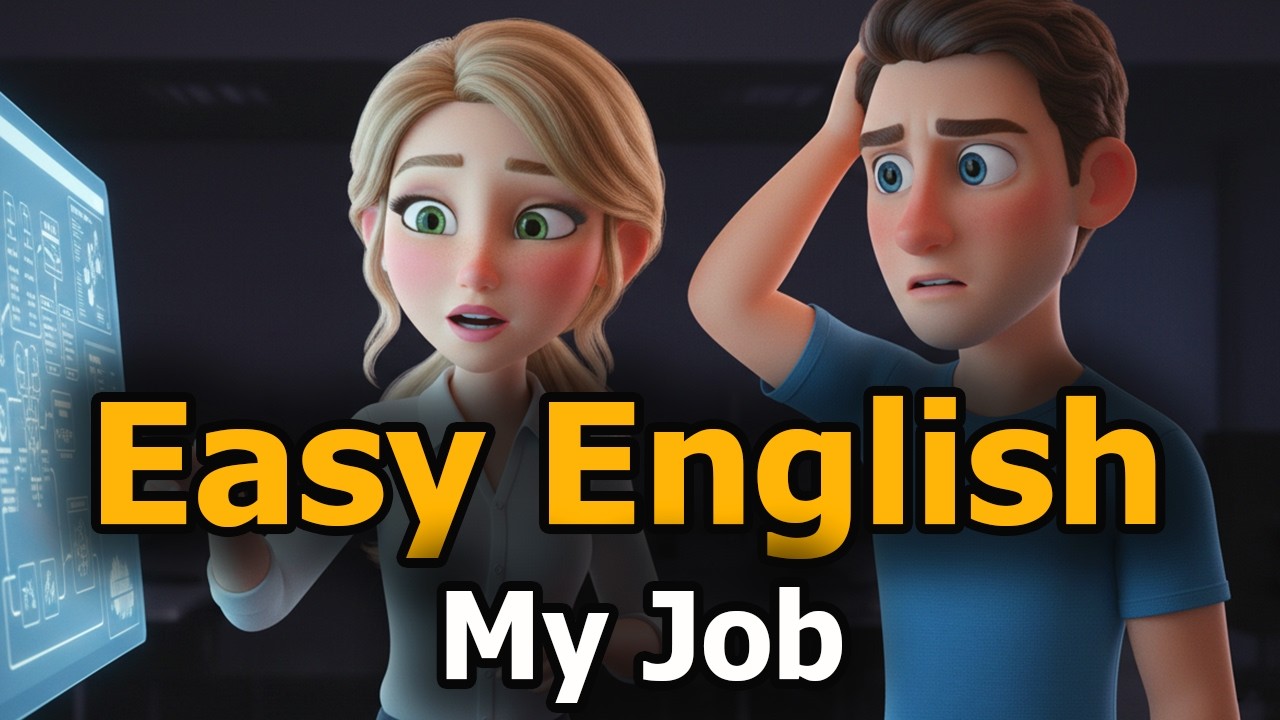 🎧 Talk About My Job in Slow English for Beginners 🚀📚 Learn English Listening Fast! 💡