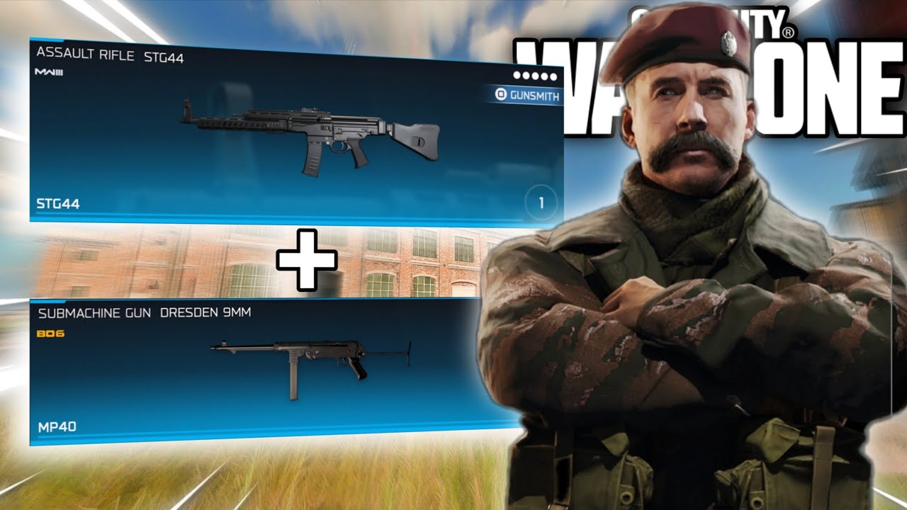 *NEW* WW2 VETERAN Loadout is AMAZING in Warzone! (STG-44 and MP40)