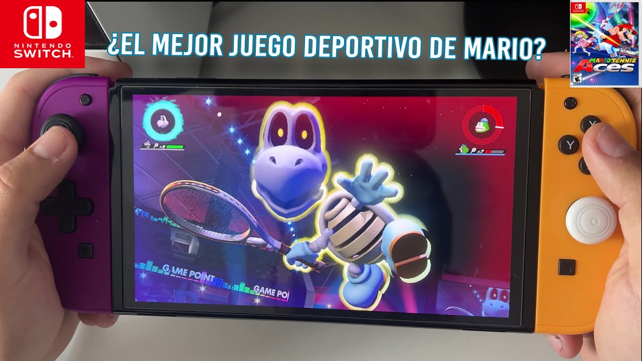 Así se ve Mario Tennis Aces en el Nintendo Switch Oled