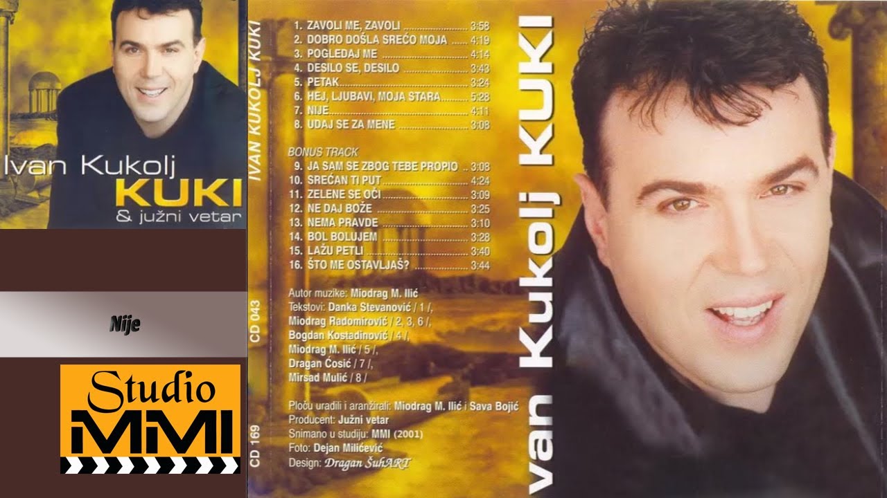 Ivan Kukolj Kuki i Juzni Vetar -  Nije (Audio 2001)