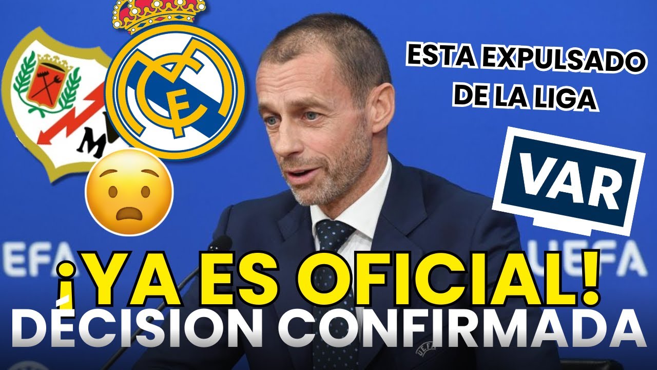 ¡LA UEFA LO CONFIRMA! ¡SE HA TOMADO LA PRIMERA DECISIÓN! | NOTICIAS DEL REAL MADRID HOY