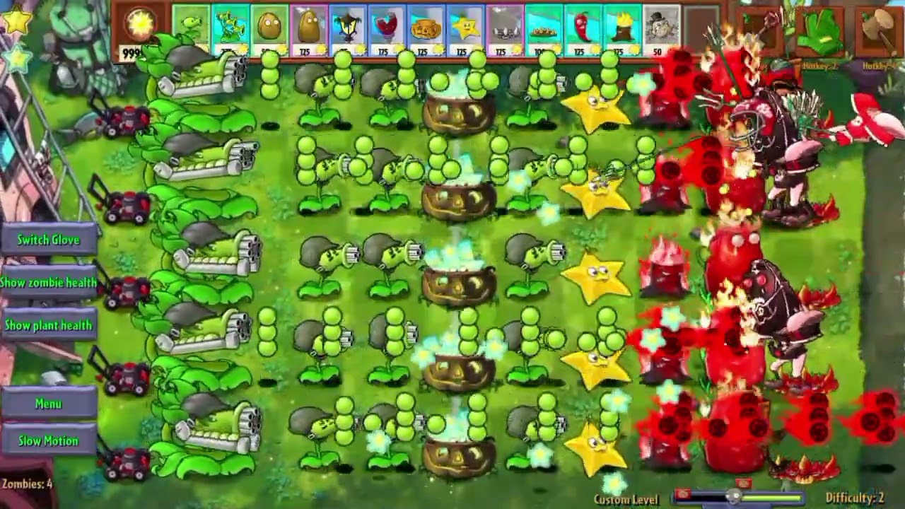 custom level - plants vs zombies fusion
