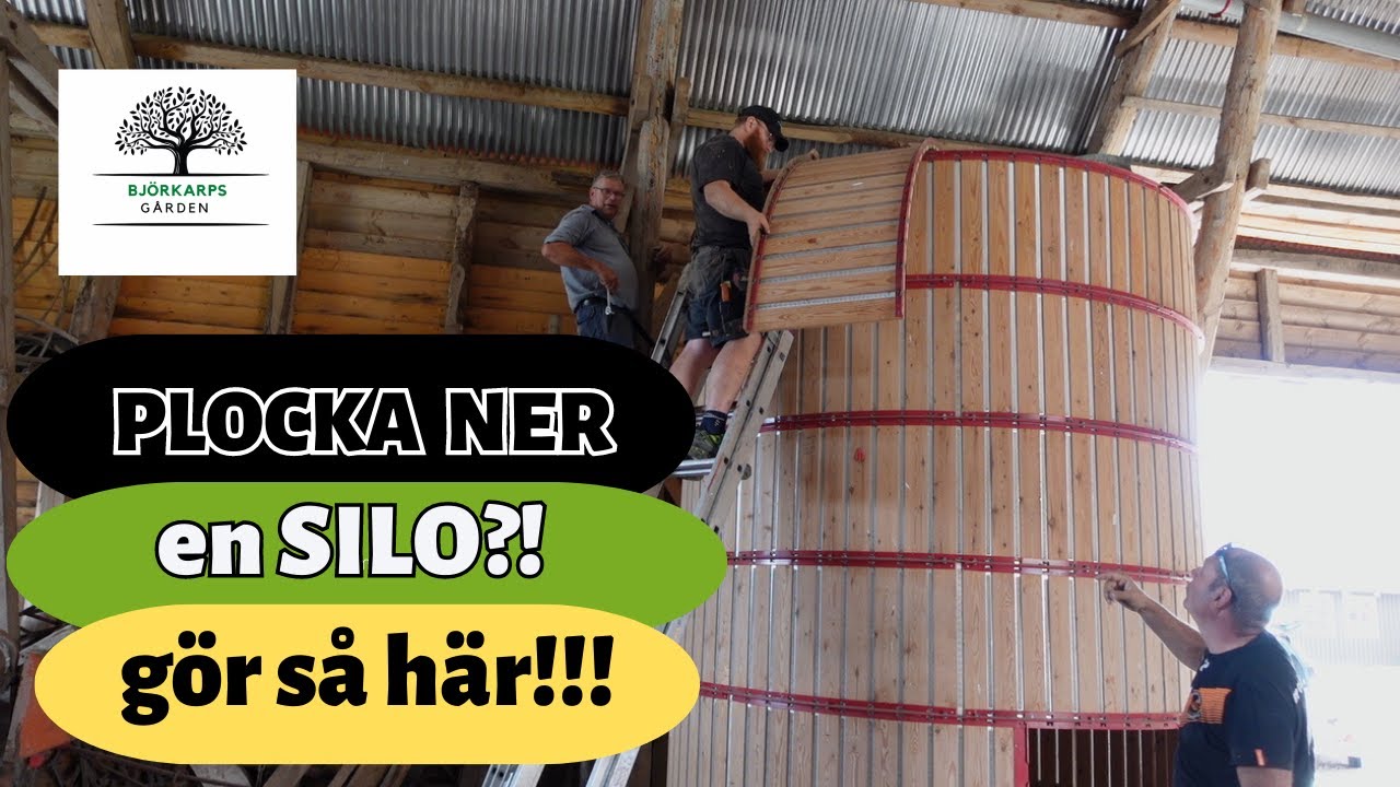 HUR PLOCKAR DU NER EN SILO? Kolla p&aring; denna filmen s&aring; f&aring;r du svaret. F&ouml;r Johan fr&aring;n Dalby har kunskap