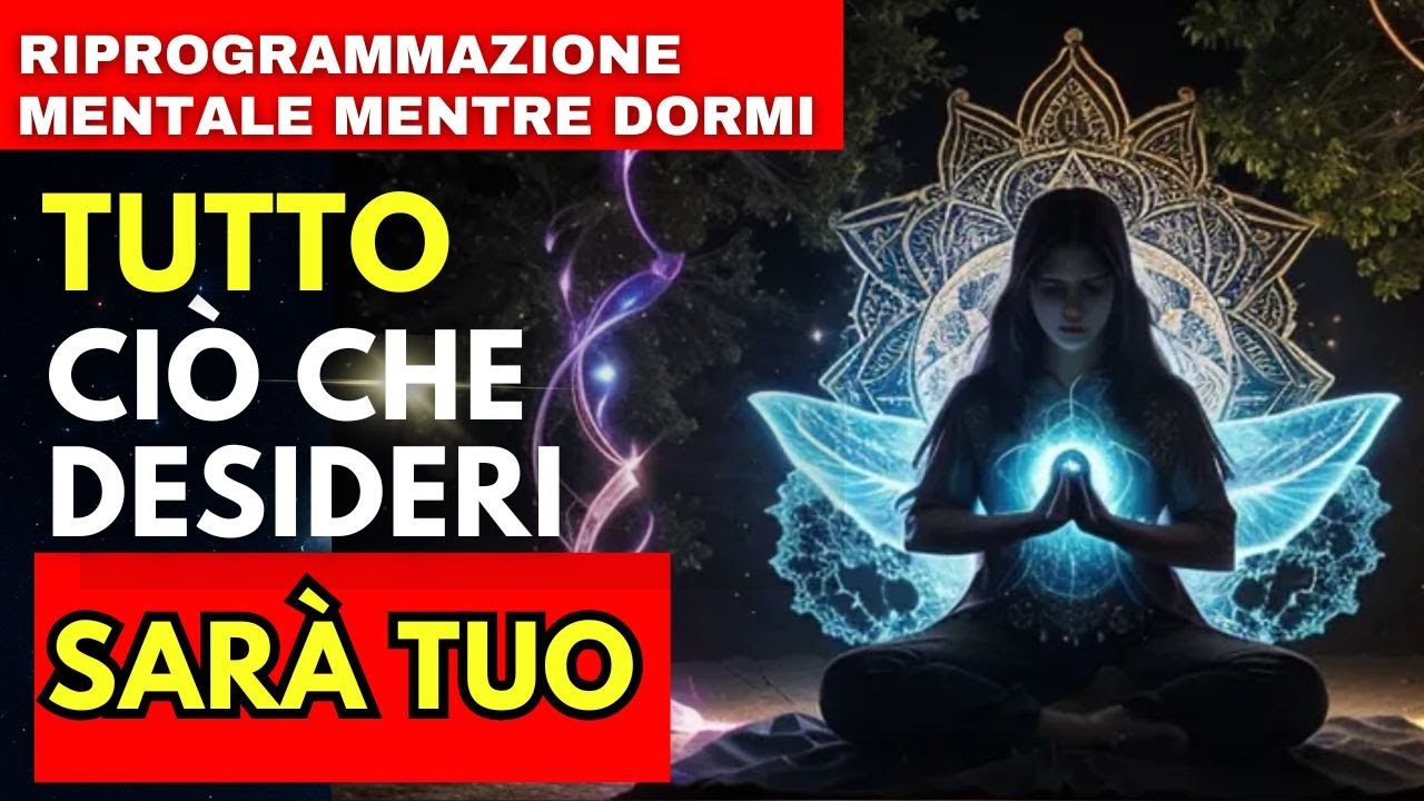 DORMI ASCOLTANDO QUESTO AUDIO DELLA LEGGE DI ATTRAZIONE E TUTTO CIÒ CHE DESIDERI SARÀ TUO