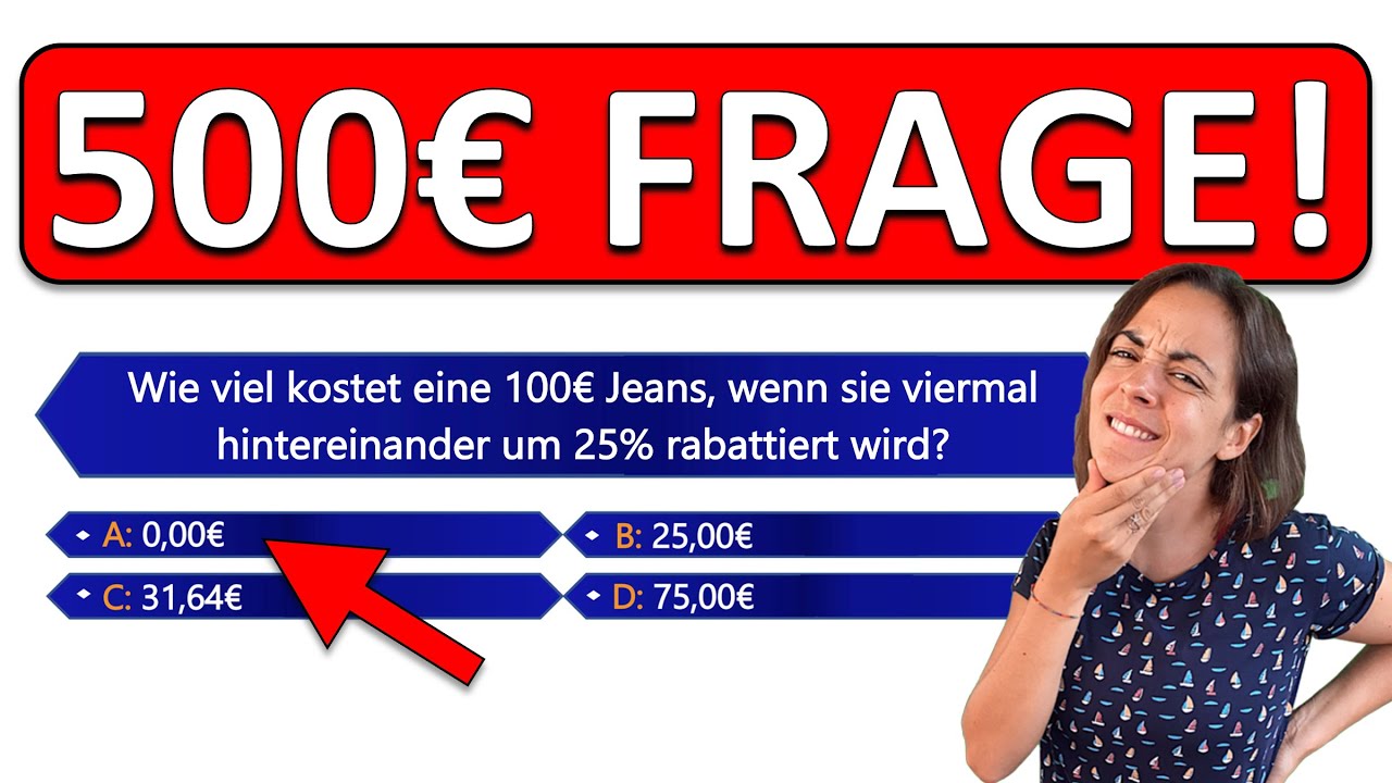🚀🚀🚀 Schaffst DU die 500€ Frage? | Wer wird Millionär?