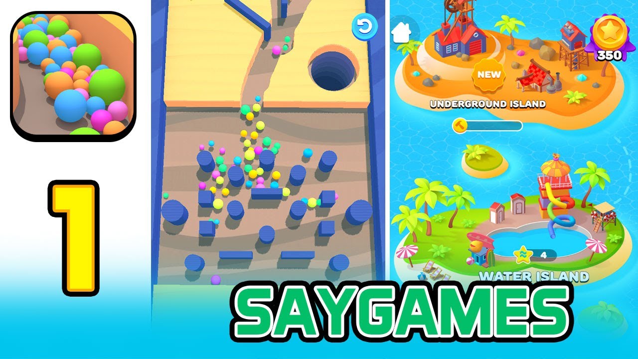 Sand Balls - Gameplay Walkthrough Part 1 New Release  (by SayGames) (iOS, Android) Hyper Casual