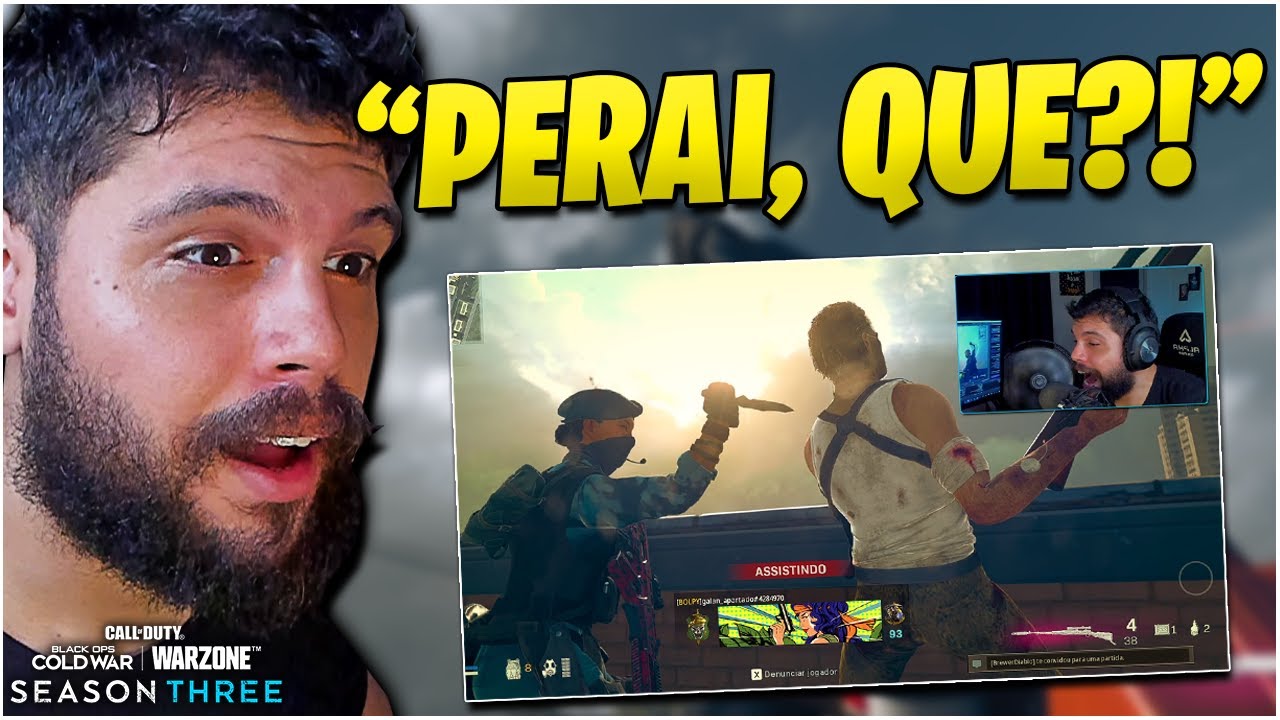 A MELHOR SOLO DA HISTÓRIA DO WARZONE (REAGINDO AOS ALEATÓRIOS #21) CALL OF DUTY