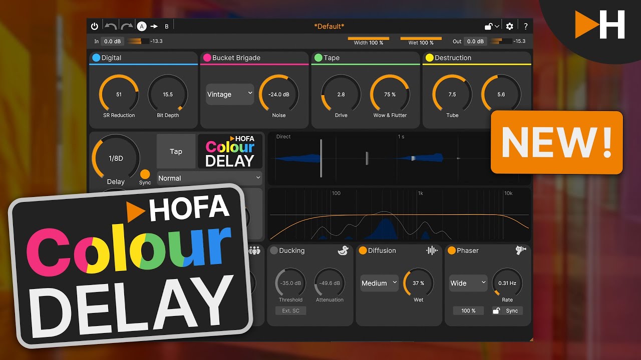 Introducing the New HOFA Colour Delay.
