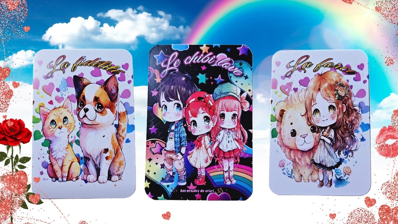 💖 Le chibi love de ma belle @lesoraclesdecricri & exemple de tirage 💖