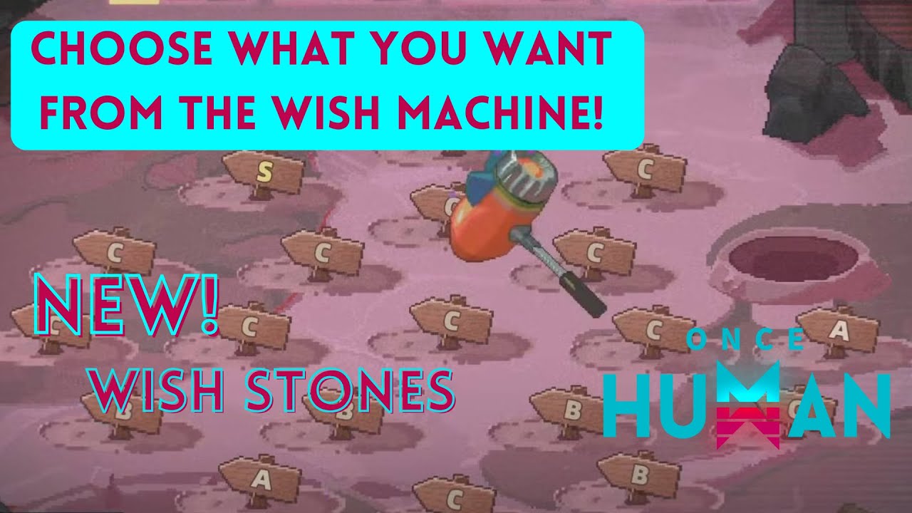 Choose what you want from the Wish Machine?!