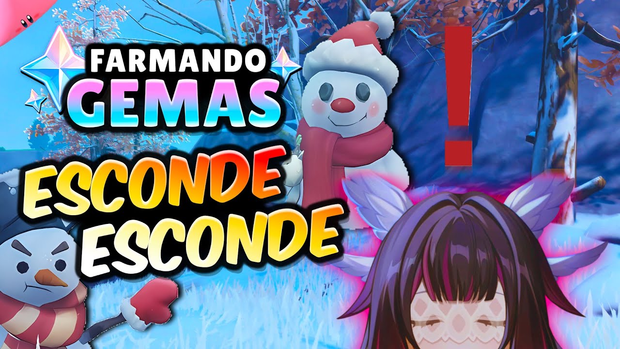 🔴 Farmando Gemas e jogando Esconde Esconde ✨ | Live de Genshin Impact