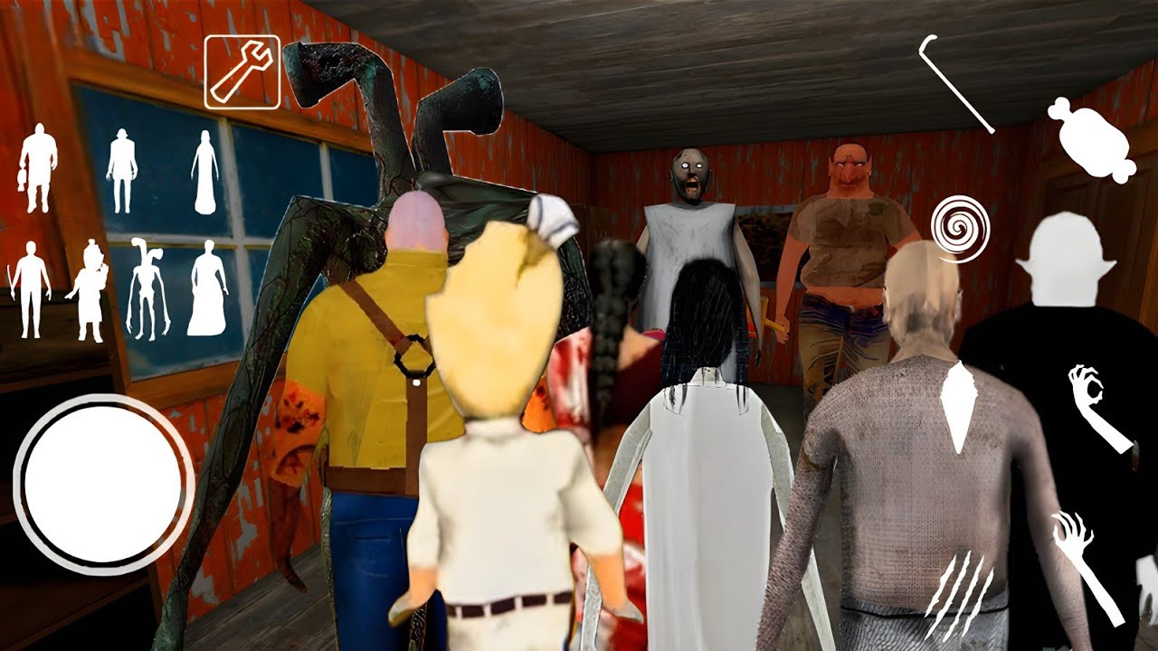 Playing As Grandpa, Slendrina, Mr Meat, Pipe Head, Nosferatu, Rod & Kamla In Granny Remade House 