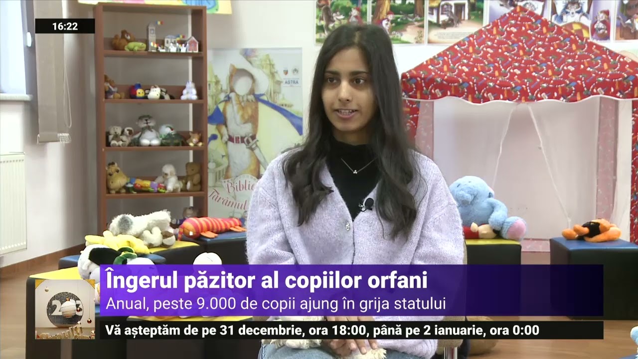 Povestea Sarei, un copil al statului care acum ajută alți orfani