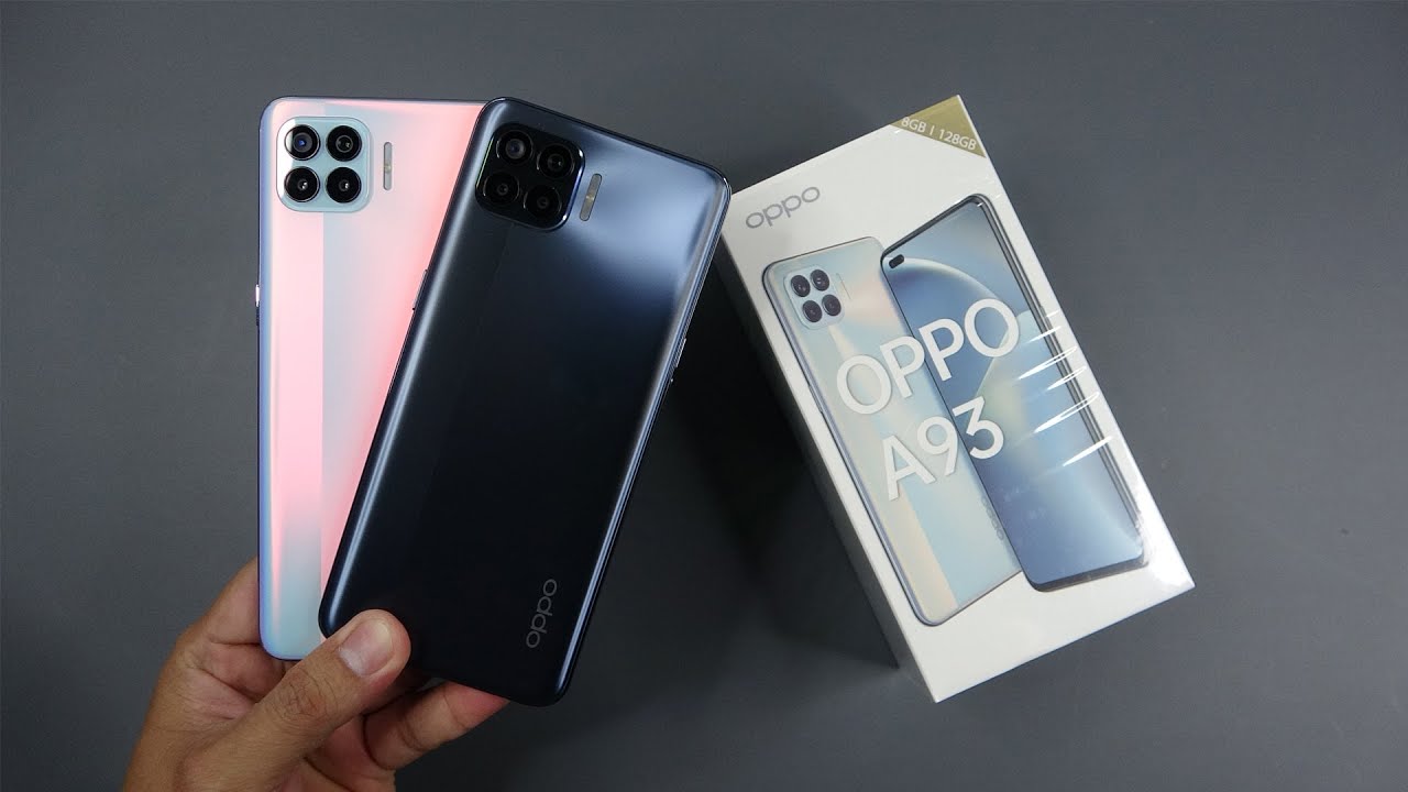 Oppo A93 2020 Matte Black unboxing