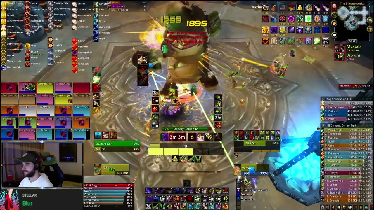 Combat rogue 17.2K DPS-  Fester 25 HC - Deep Breath  - Warmane (Lordaeron 0%)