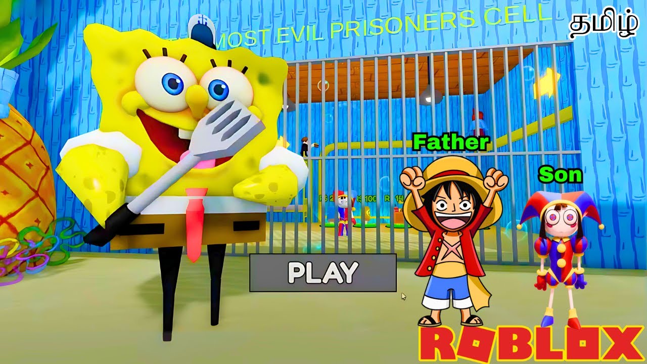Roblox Escape Spongeboy Obby Tamil Gameplay | Earth Gamer