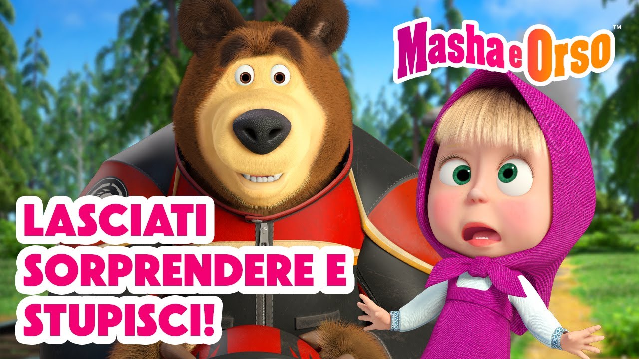 Masha e Orso💥 Lasciati sorprendere e stupisci! 😯😝Be surprised and amaze!📺Cartoni animati per bambini
