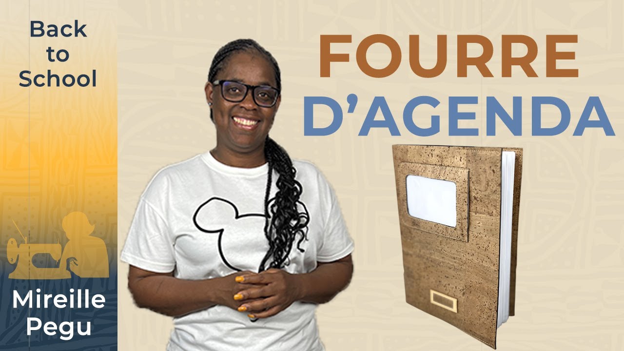 Back To School: Comment Coudre Ta Propre Fourre d’Agenda Scolaire ? DIY Couverture En Liège