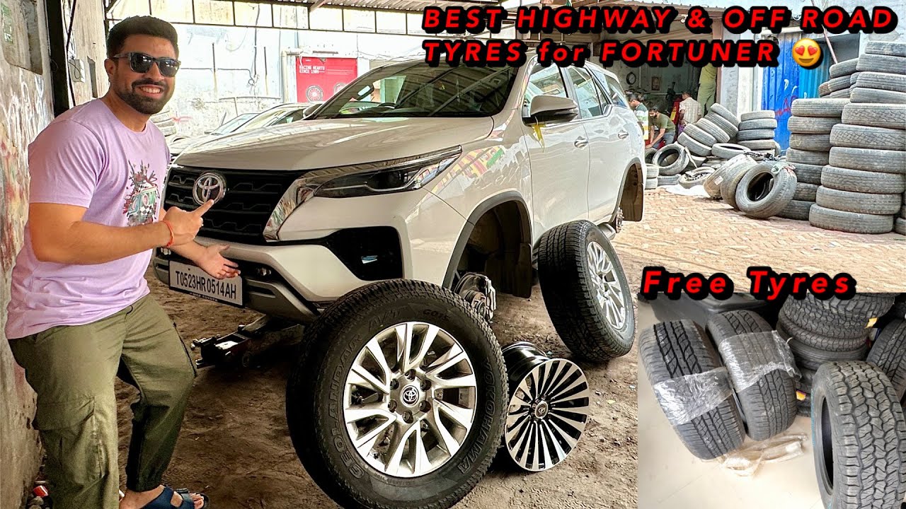 Finally Fortuner ke Tyres & Alloys Change Karwa Liye😍 * CRAZY MODIFICATIONS*