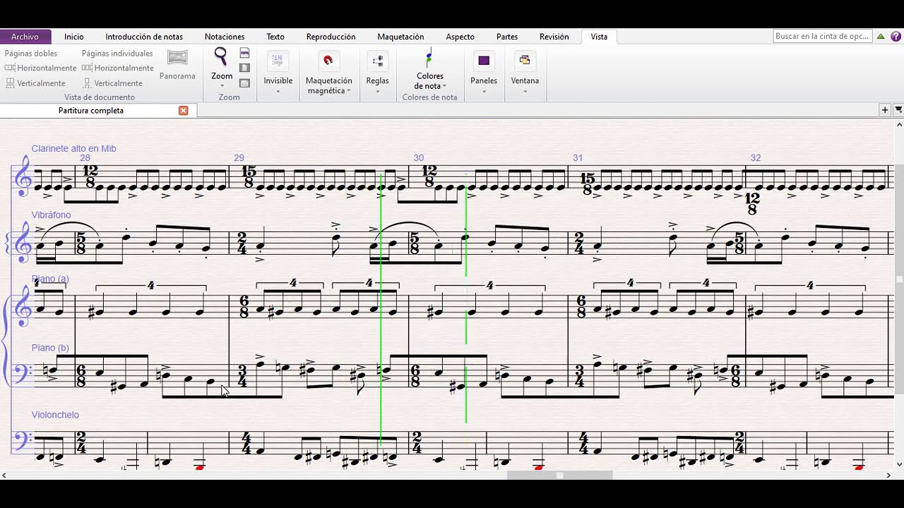 Sibelius Polimetria Polirritmia Indicacion de Distintos Compases - Avanzado