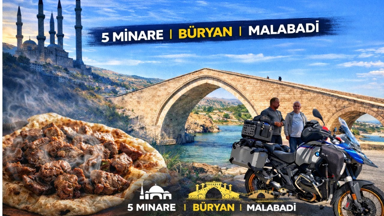 Bitlis’te Bir Gün  5 Minare, Büryan ve Malabadi Köprüsü