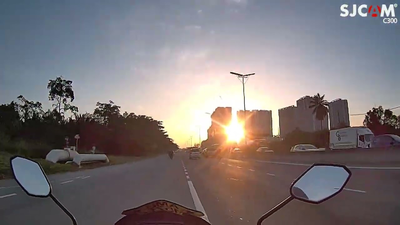 SJCAM C300 Ride 11.2.26 am | Pulau Indah Highway - KESAS Kota Kemuning