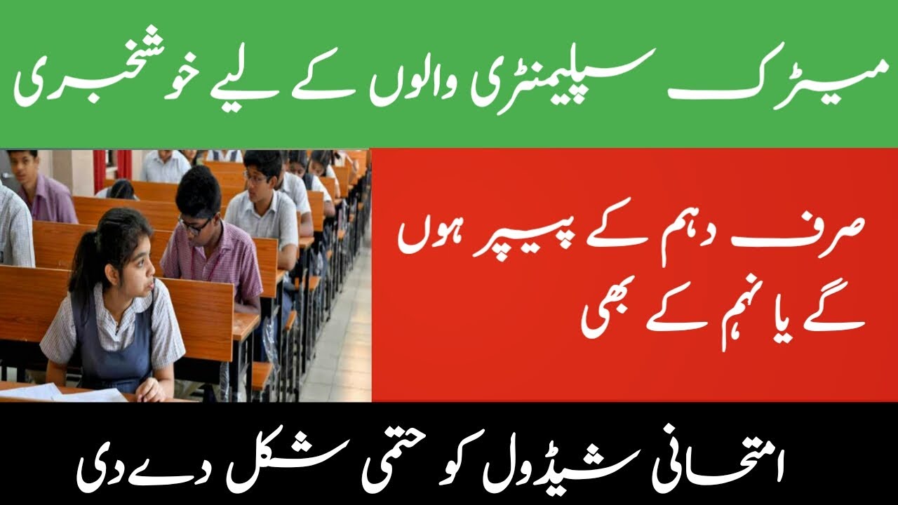 10th Class Exam 2020|10th Class Supply Exam 2020|No 9th Class Exams 2010