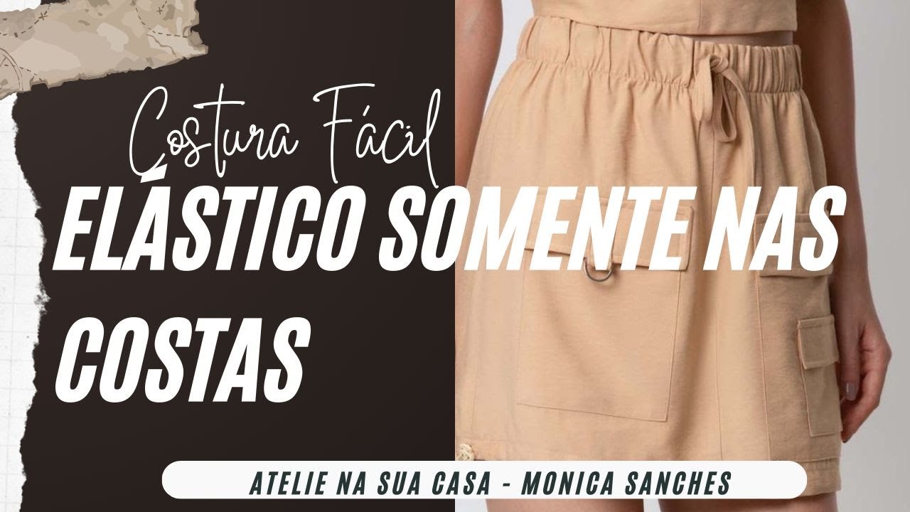 Elástico no cós - como costurar fácil