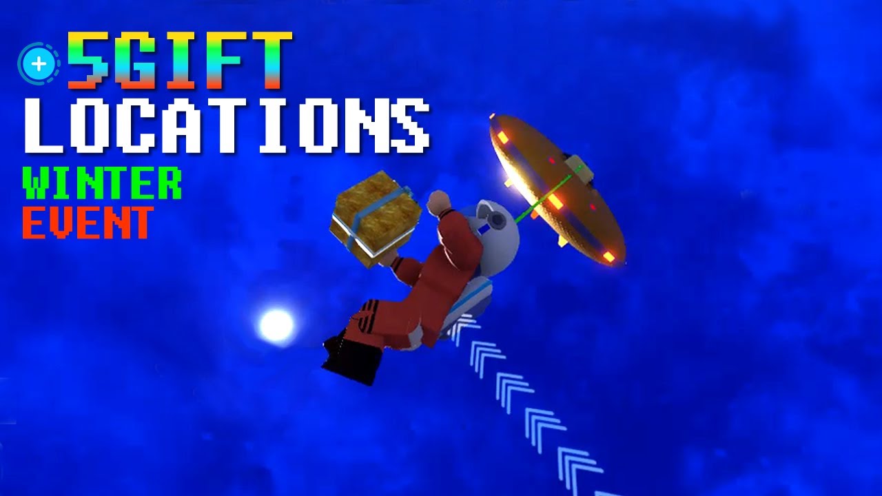 NEW! Five GIFT LOCATIONS on WINTER SPACE EVENT in SPACE SIMULATOR Roblox