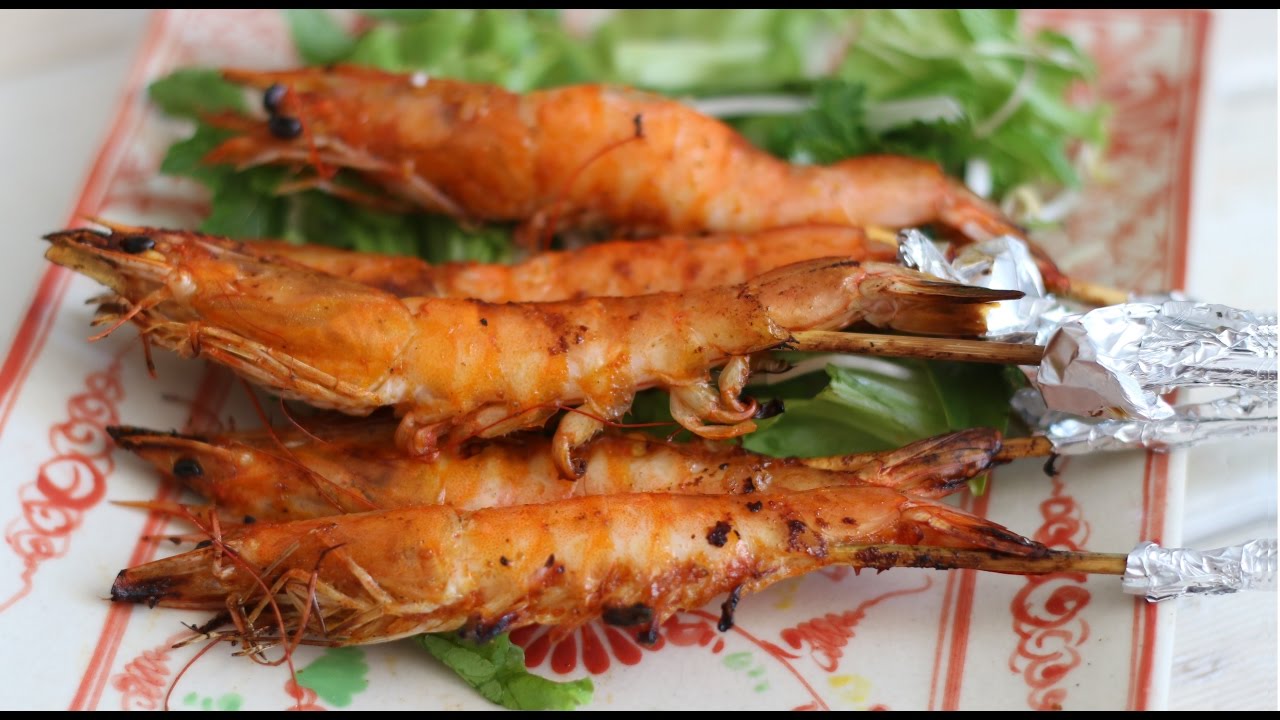 Tôm Nướng Muối Ớt - Grilled Chili Shrimps (1-min recipe) | Helen's Recipes