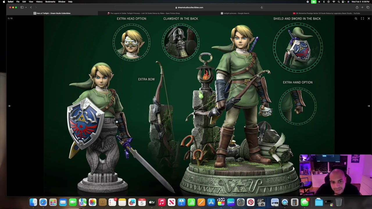 Legendary Beast Wolverine and Dream Studio Twighlight Princess Link