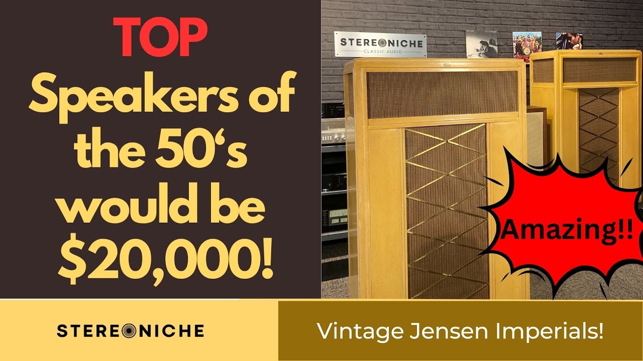 Jensen Imperial TOTL speaker from the 1950 era that competed against the JBL Hartsfield, etc.
