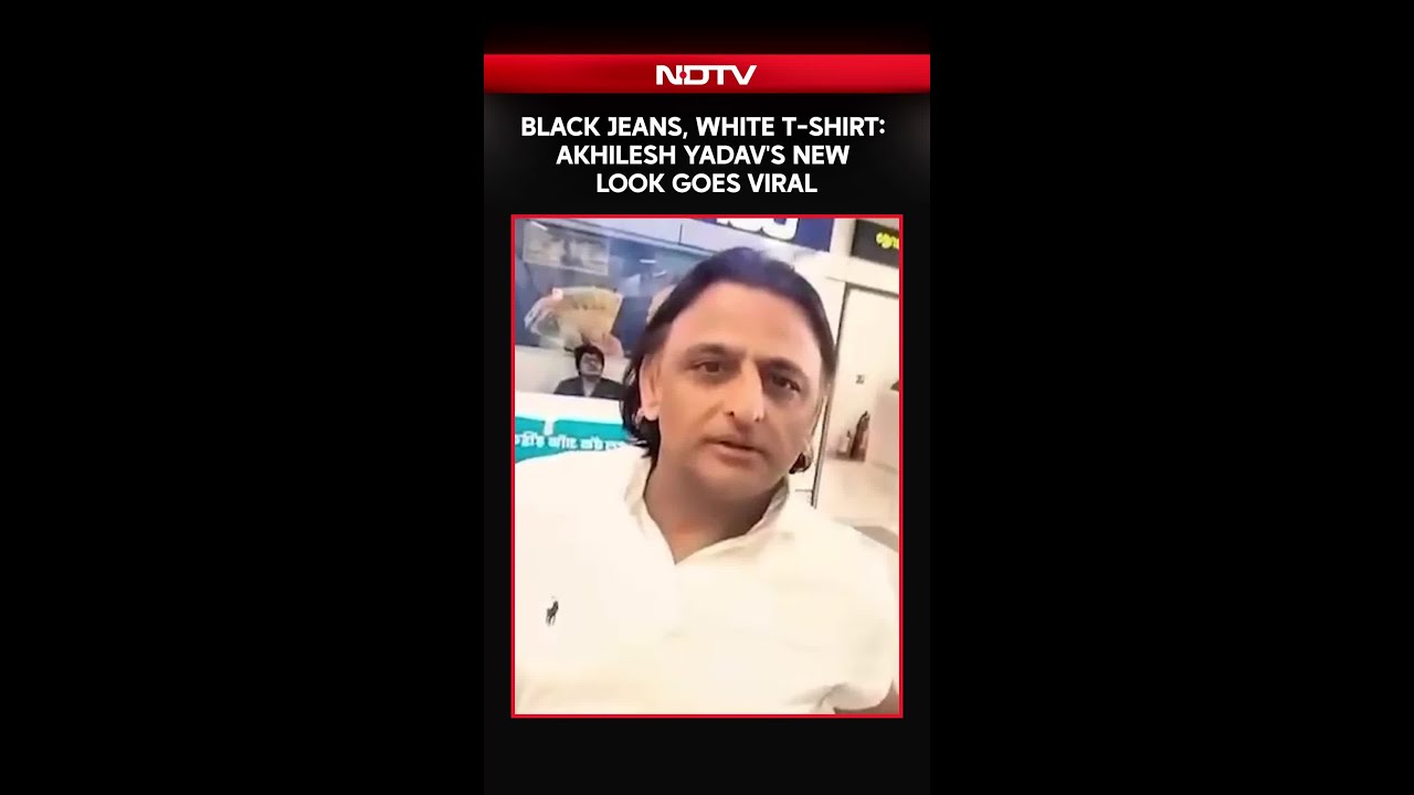 Akhilesh Yadav's Casual New Avatar in Black Jeans and White Tee Takes Social Media by Storm